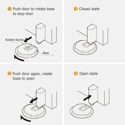 KAK Heavy Duty Magnetic Door Stopper Mechanical Door Stop