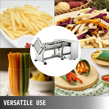 VEVOR Electric Vegetable Cutter Horizonal Fruit Silcer 4 Replaceable Blades