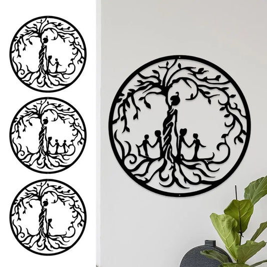 4 Types Nordic 3D Tree Of Life Wall Hanging Decoration