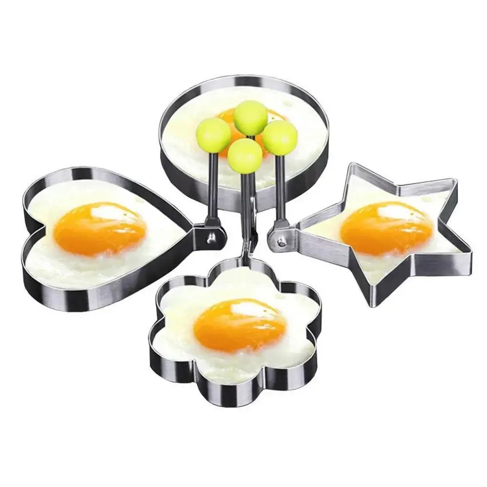 New Stainless Steel Fried Egg Mold Heart Pancake Maker