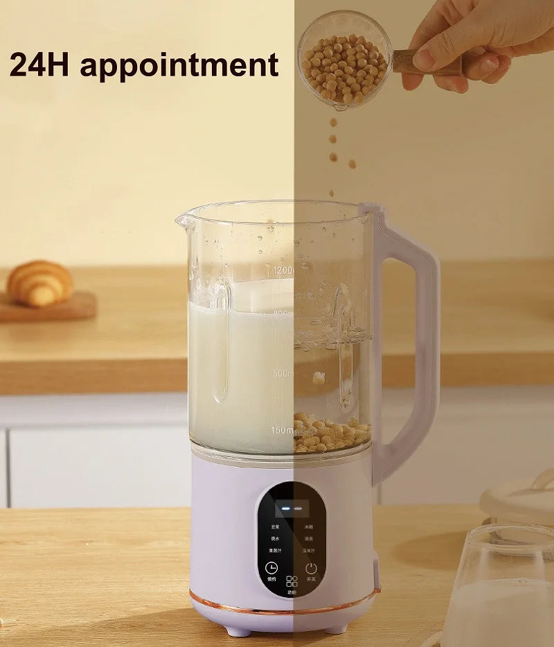 1200ml Soy Milk Machine Home Automatic  Juicer Mixer