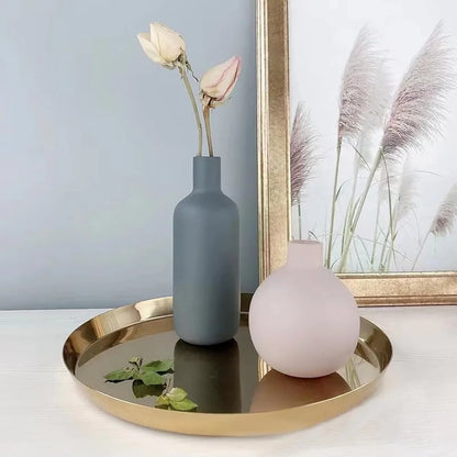 Ceramic Modern Farmhouse Vase Neutral Small for Table