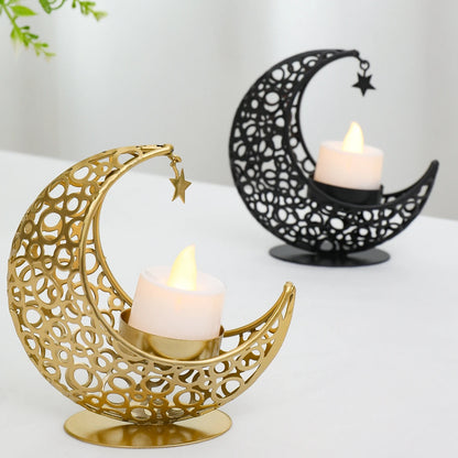 Ramadan Decoration Moon Candlestick EID Mubarak Decor