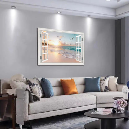 Beach Wall Art Picture for Living Room