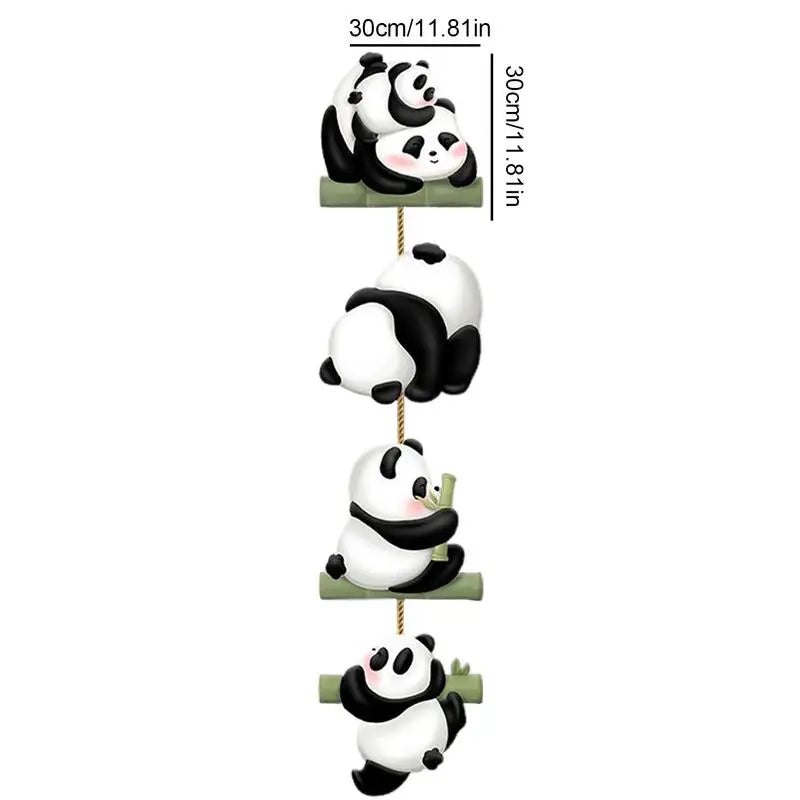 Panda Painting Wall Art Cute Creative Panda Decor Wall Art