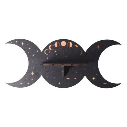 Wooden Display Stand For Pendulum Moon Phase Wall Hanging