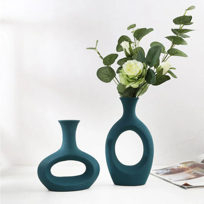 Home Decor Ceramic Modern Nordic Geometric Vase