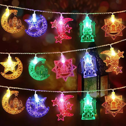 1.5M 10LED EID Mubarak LED String Lights