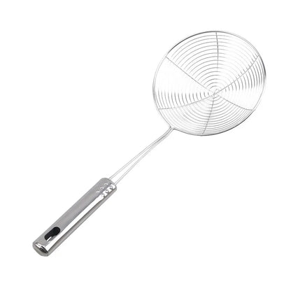 Stainless Steel Skimmer Solid Spider Strainer Fish Frying Utensil