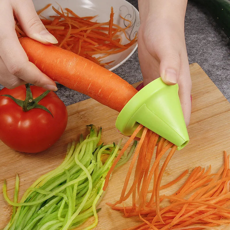 Kitchen Tool Vegetable Fruit Multifunction Spiral Shredder Peeler