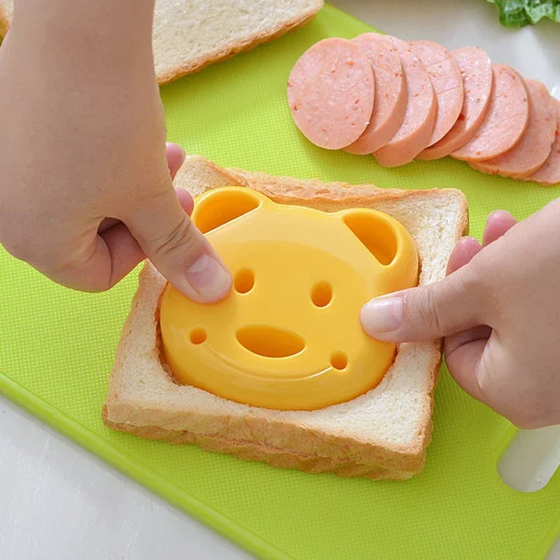 Cute Bear Sandwich Mold Toast Bread Making Cutter