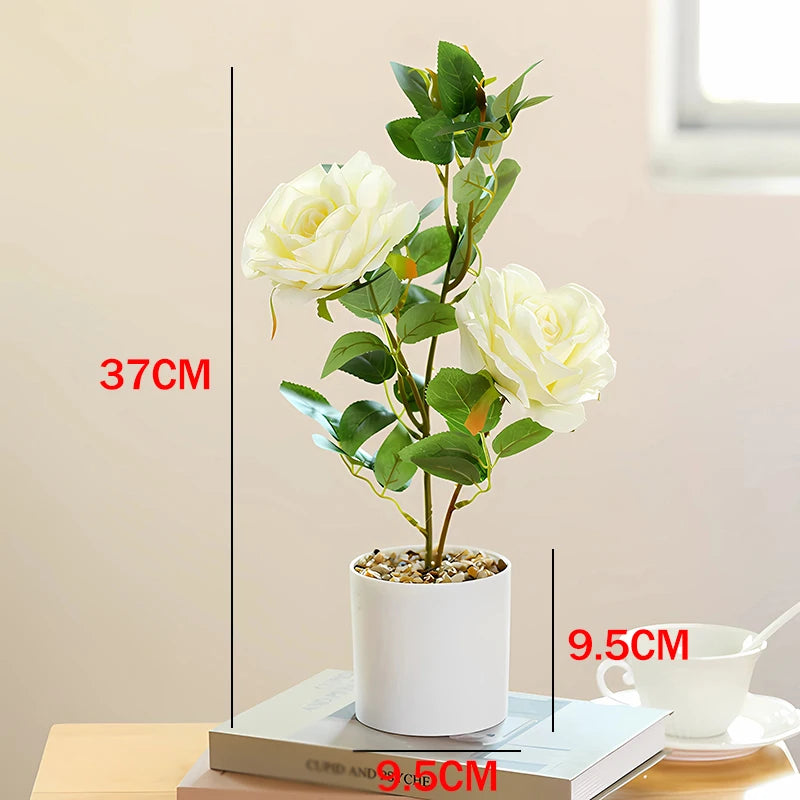 Artificial Rose Flower Simulated Decor Living Room