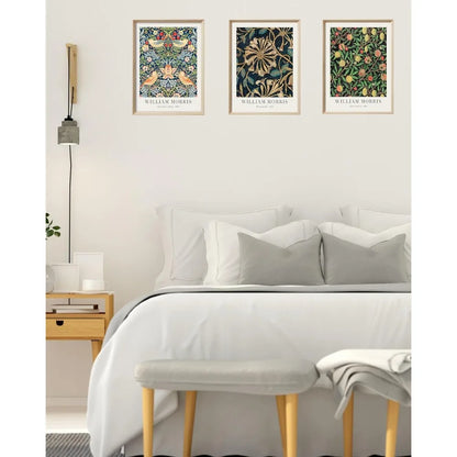 William Morris Wood Canvas Wall Decor