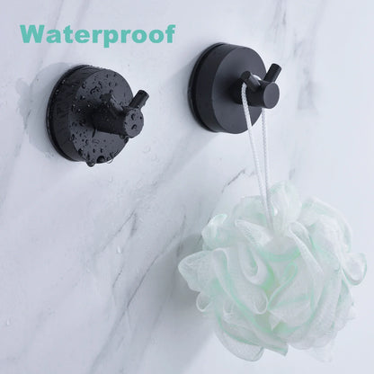 2pcs 5KGS Vacuum Suction Cup Hook Reusable Hanger Towel Hooks