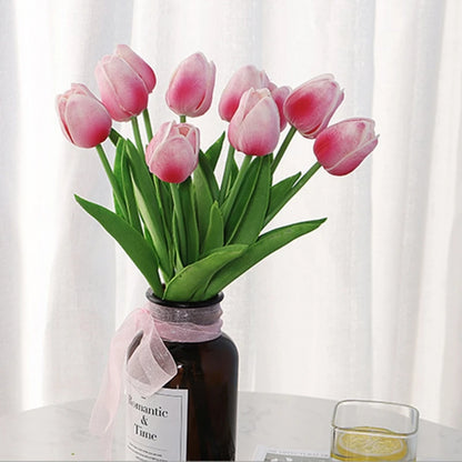 5pcs/Bouquet Tulip Artificial Flower Real Touch