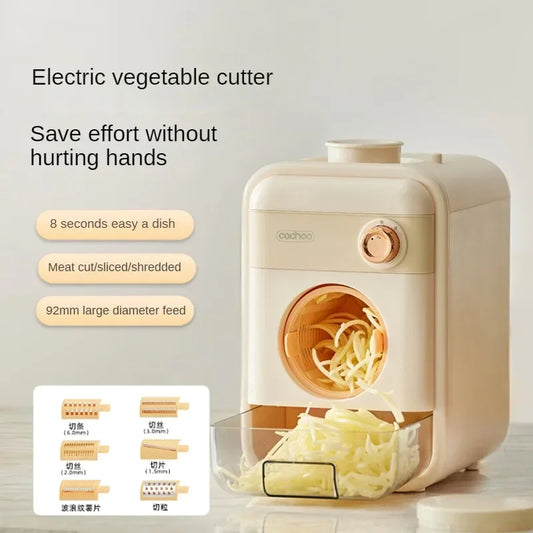 Electric Vegetable Cutter 220V Automatic Multi-Function Slicer