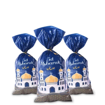 25/50pcs 2024 Eid Mubarak Gift Bags