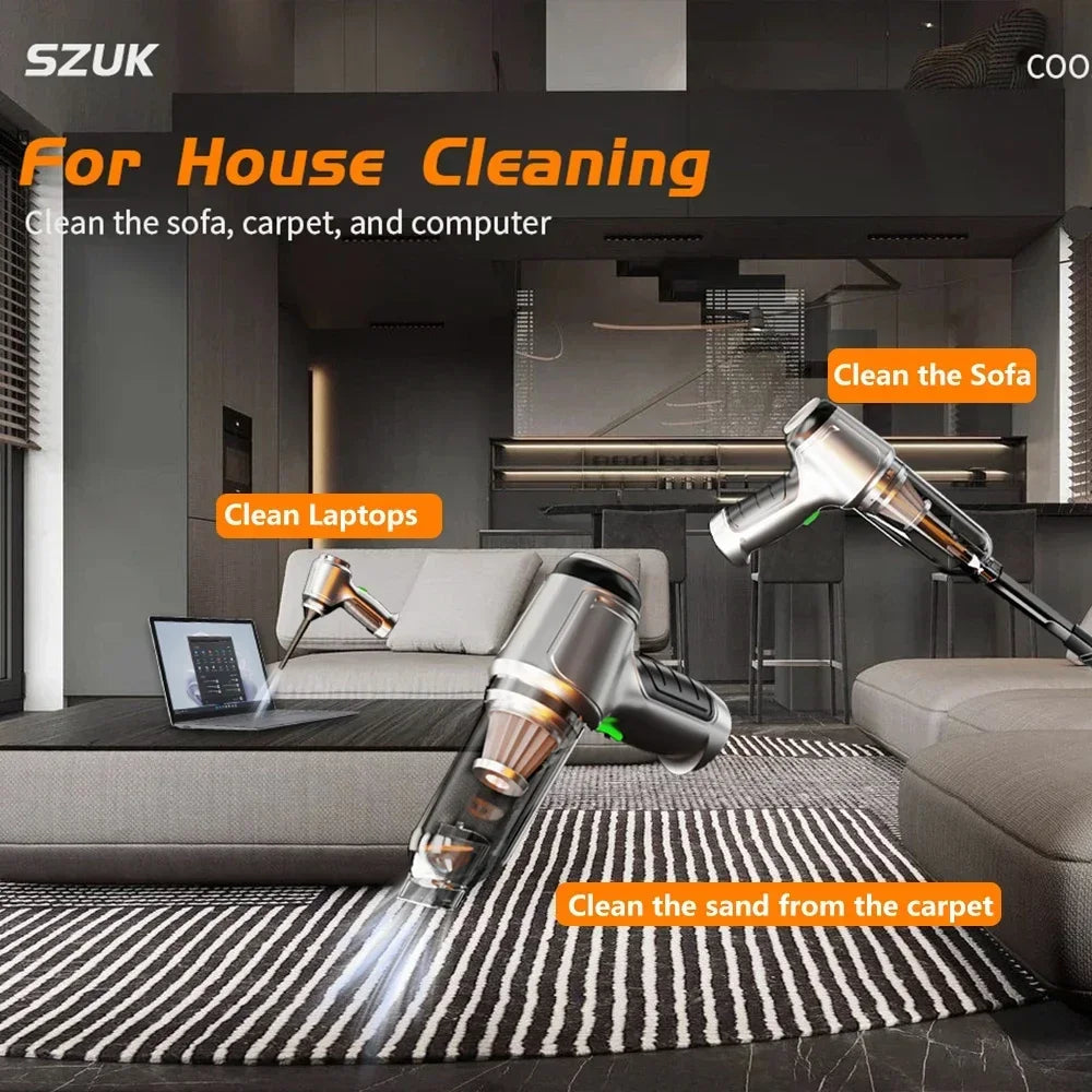 SZUK Car Vacuum Cleaner Wireless Mini Powerful Cleaner