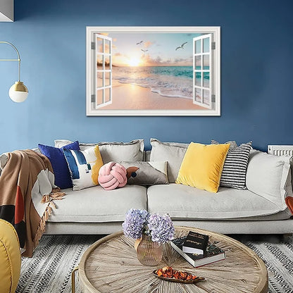 Beach Wall Art Picture for Living Room