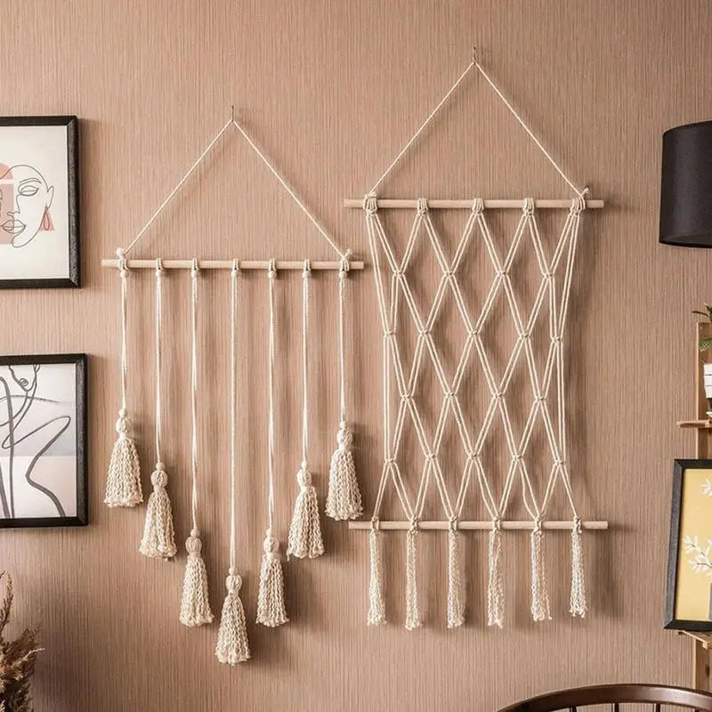 Hanging Photo Display Macrame Wall Hanging