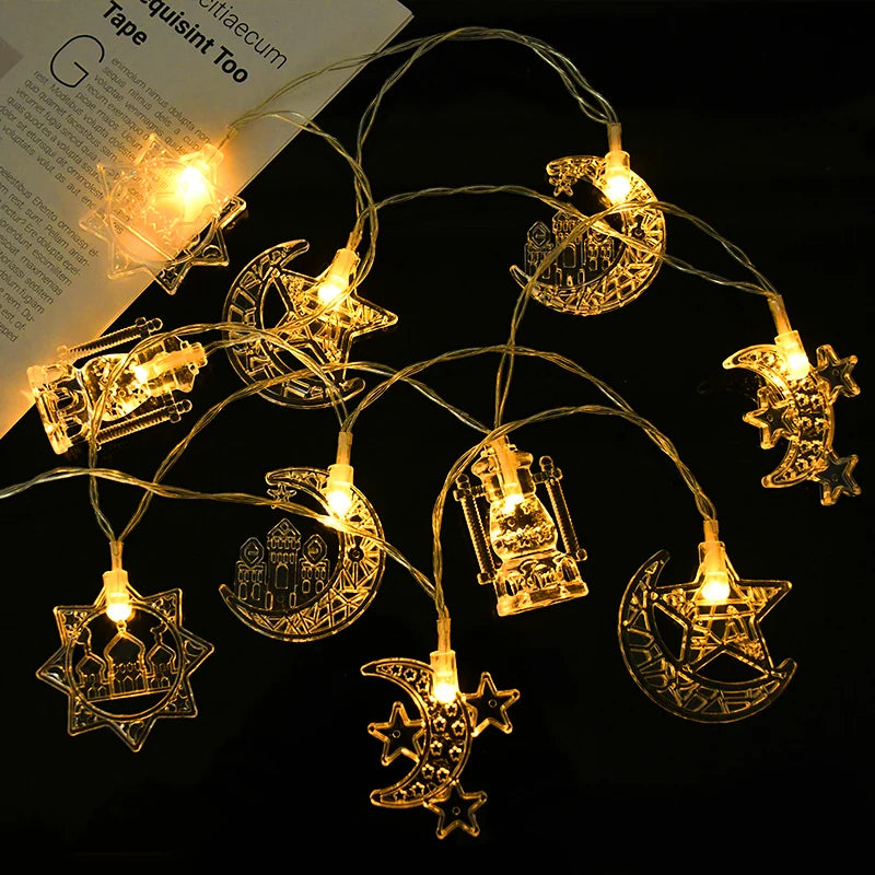 1.5M 10LED EID Mubarak LED String Lights