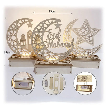 Ramadan Kareem Moon Star Lantern Islamic Festival Party Decor