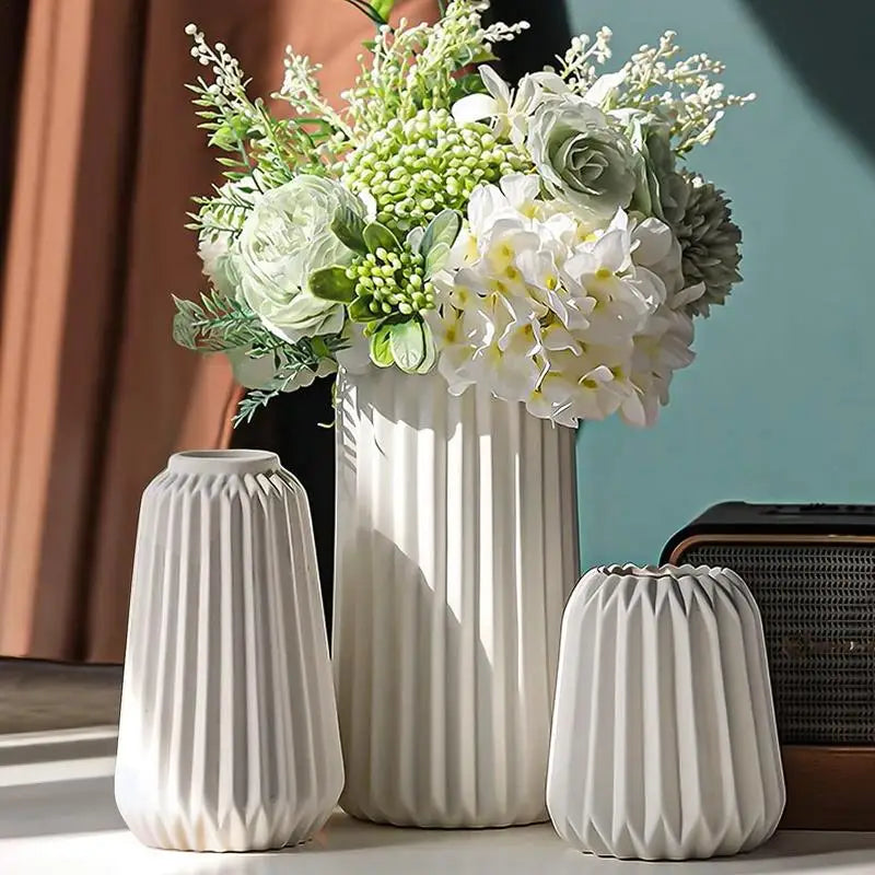 Ceramic Vase Home Decoration 3 PCS Creative Set