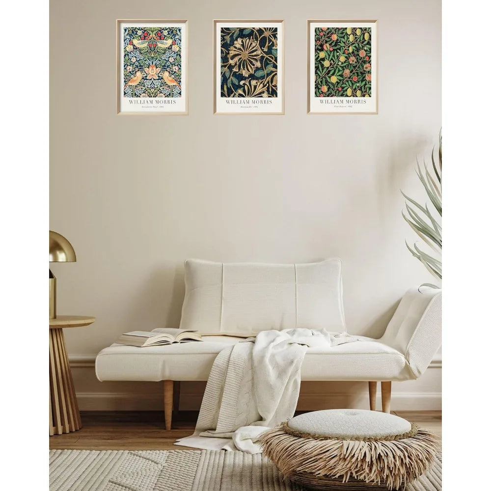 William Morris Wood Canvas Wall Decor