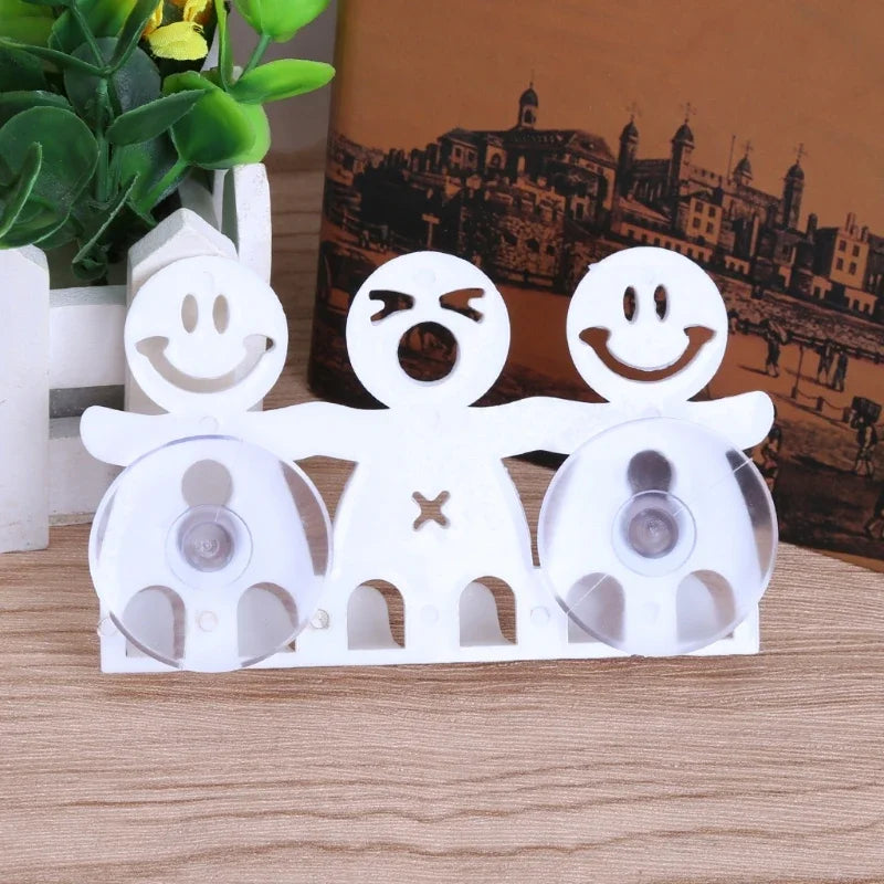 1Pc Toothbrush Holder Wall Mounted Suction Cup 5 Position