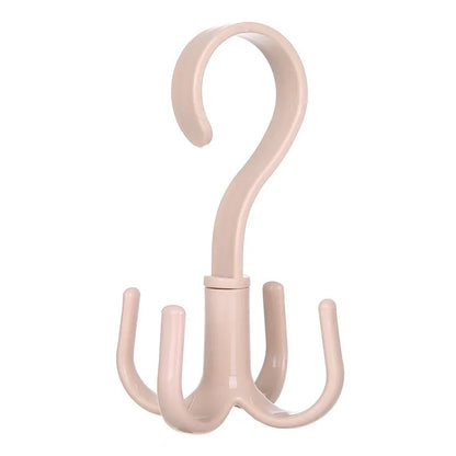 Rotating Four-claw Hooks for Home Wardrobe Accessories