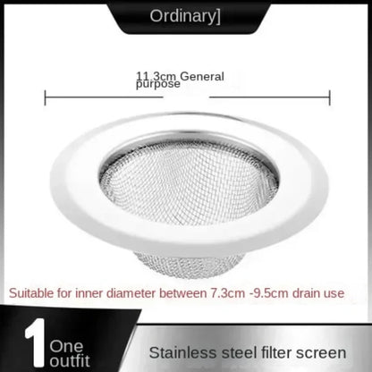 2024 New Kitchen Sink Filter Stainless Steel Anti-blocking Device Tools