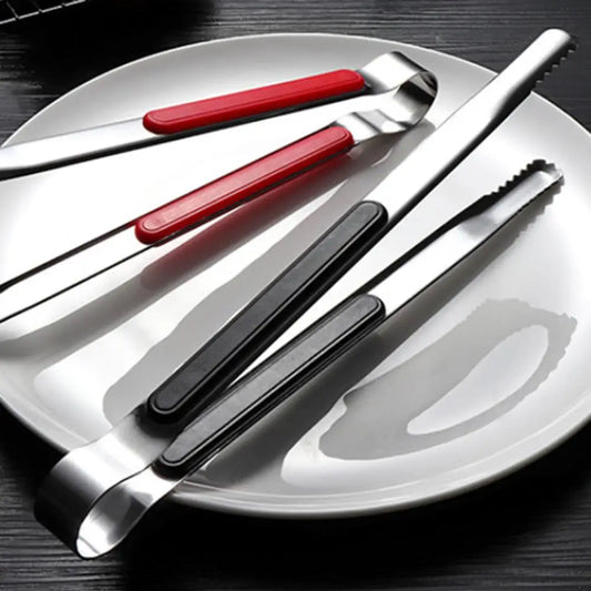 Stainless Steel BBQ Tongs Barbecue Grill Food Clip