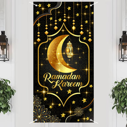 Ramadan Hanging Flag Decoration For Home Eid Al-fitr Party Supplies