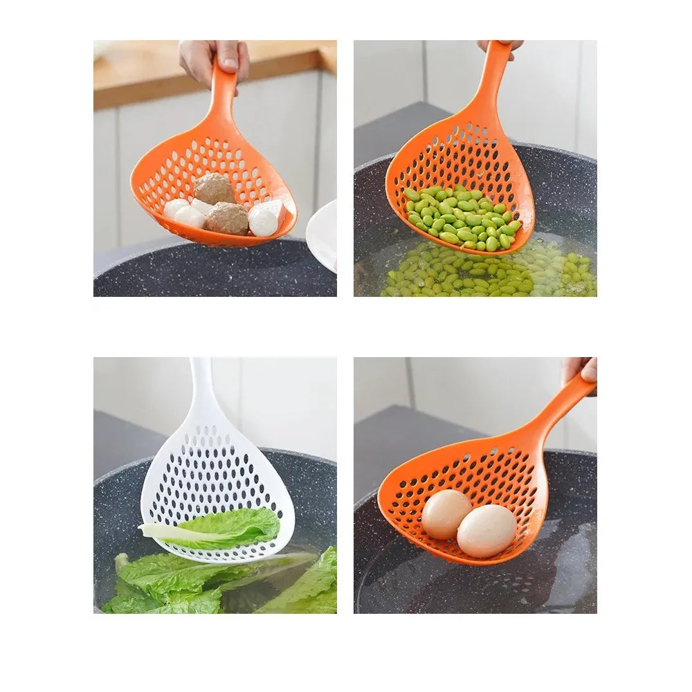 1pc Large Nylon Food Strainer Spoon