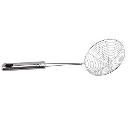 Stainless Steel Skimmer Solid Spider Strainer Fish Frying Utensil