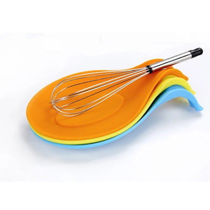 Gadgets Silicone Multipurpose Spoon Rest Mat Holder