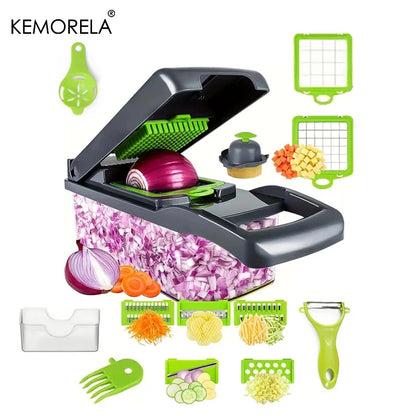 14/16 in 1 Multifunctional Vegetable Chopper Onion Slicer Dicer Cut