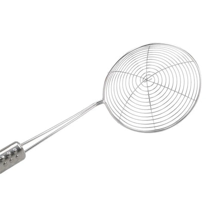 Stainless Steel Skimmer Solid Spider Strainer Fish Frying Utensil