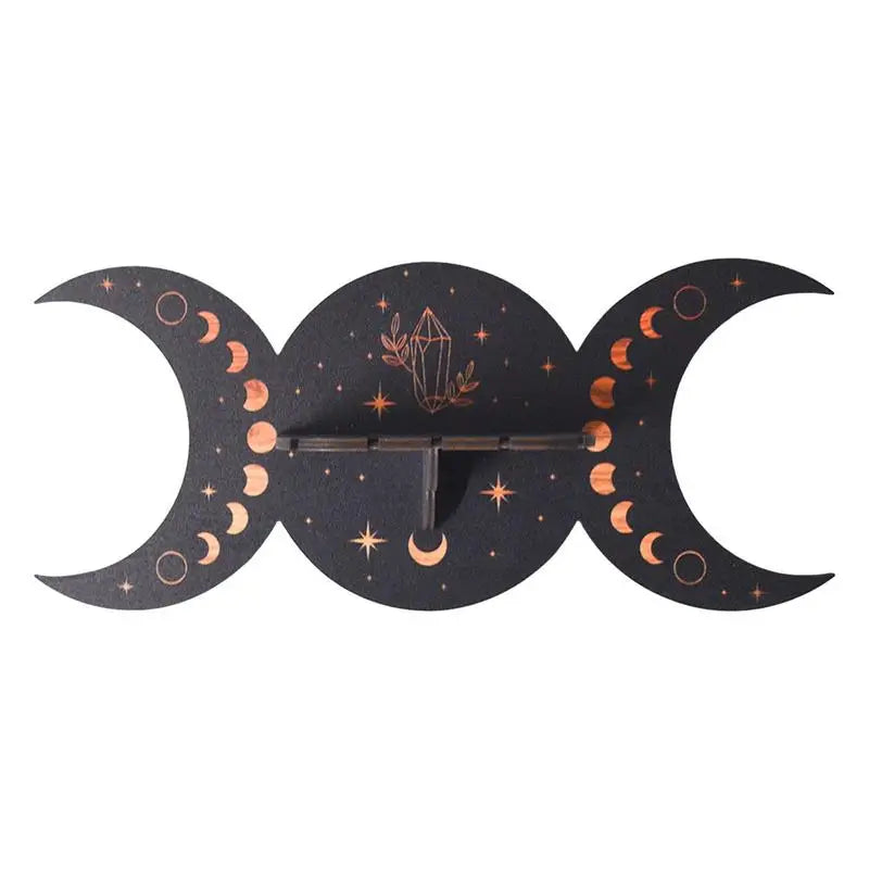 Wooden Display Stand For Pendulum Moon Phase Wall Hanging