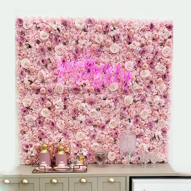 40x60cm Silk Rose Flower Champagne Artificial  Wedding Decoration