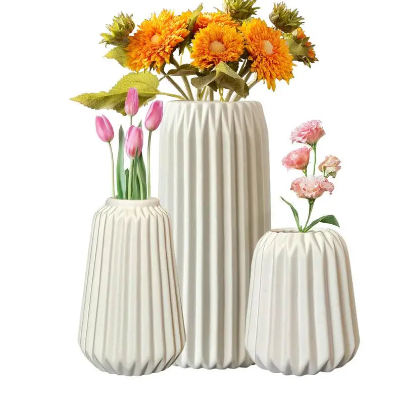 Ceramic Vase Home Decoration 3 PCS Creative Set