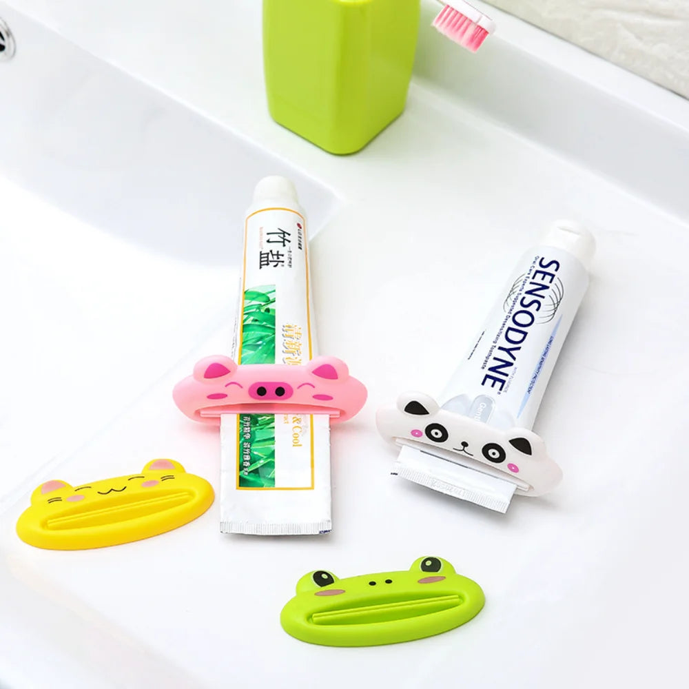 Cartoon Toothpaste Squeezer Useful Bathroom Gadget