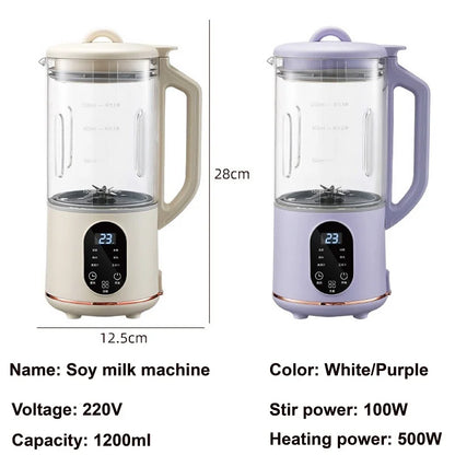 1200ml Soy Milk Machine Home Automatic  Juicer Mixer