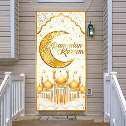 Ramadan Hanging Flag Decoration For Home Eid Al-fitr Party Supplies