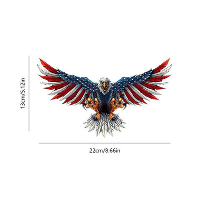 Wall Decor American Flag Metal Wall Art Bald Eagle Decor