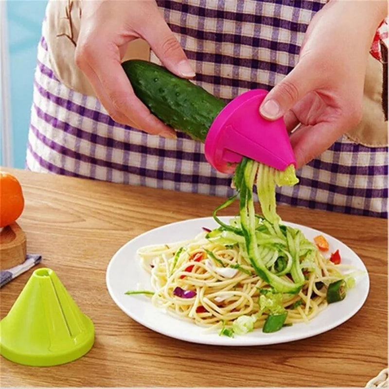 Kitchen Tool Vegetable Fruit Multifunction Spiral Shredder Peeler