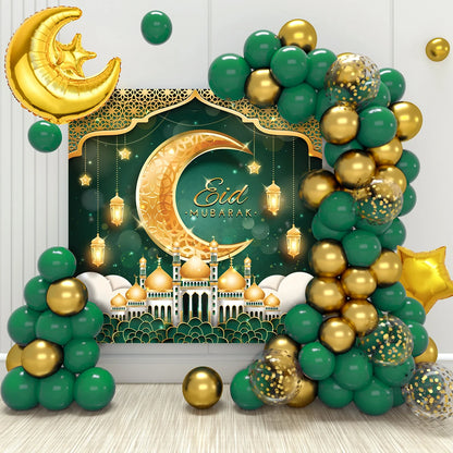 Eid Mubarak Balloon Background Ramadan Kareem Decoration