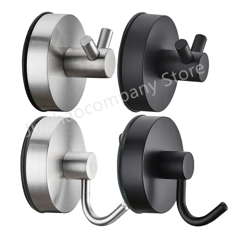 1/2/4pcs 5KGS Reusable Towel Hook Vacuum Suction Cup Hook