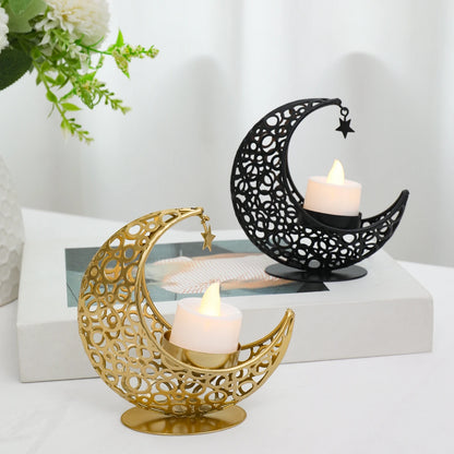 Ramadan Decoration Moon Candlestick EID Mubarak Decor