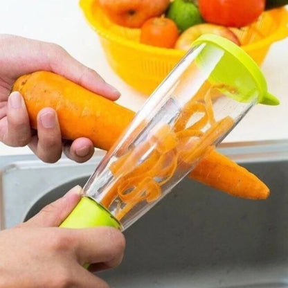 2 In 1 Vegetable Fruit Peeler with Storage Box Kitchen Gadget